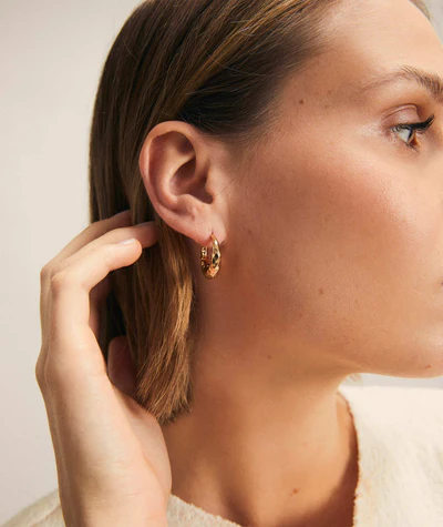 Detalle Pendientes Roqueta Organics Vidal & Vidal